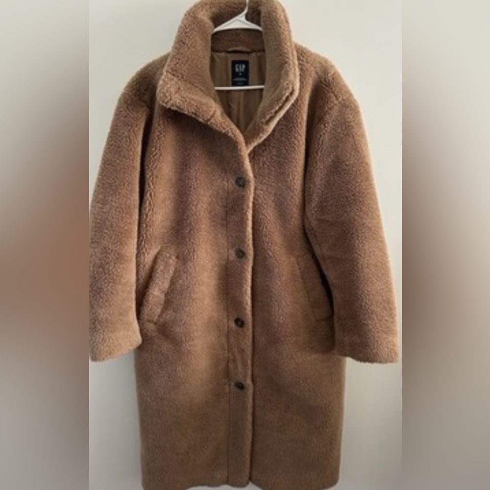Women's Tan Teddy Coat